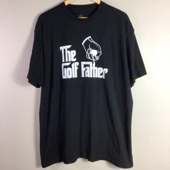 The Golf Father God Dad Boss Clubs Movie T Shirt Black 2XL - Picture 1 of 4